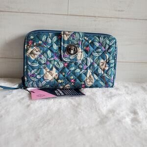 Vera Bradley RFID Turnlock Wallet Hanging Around